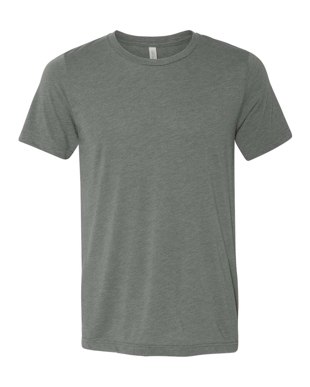Front View of Deep Heather CVC Jersey Tee - 3001CVC