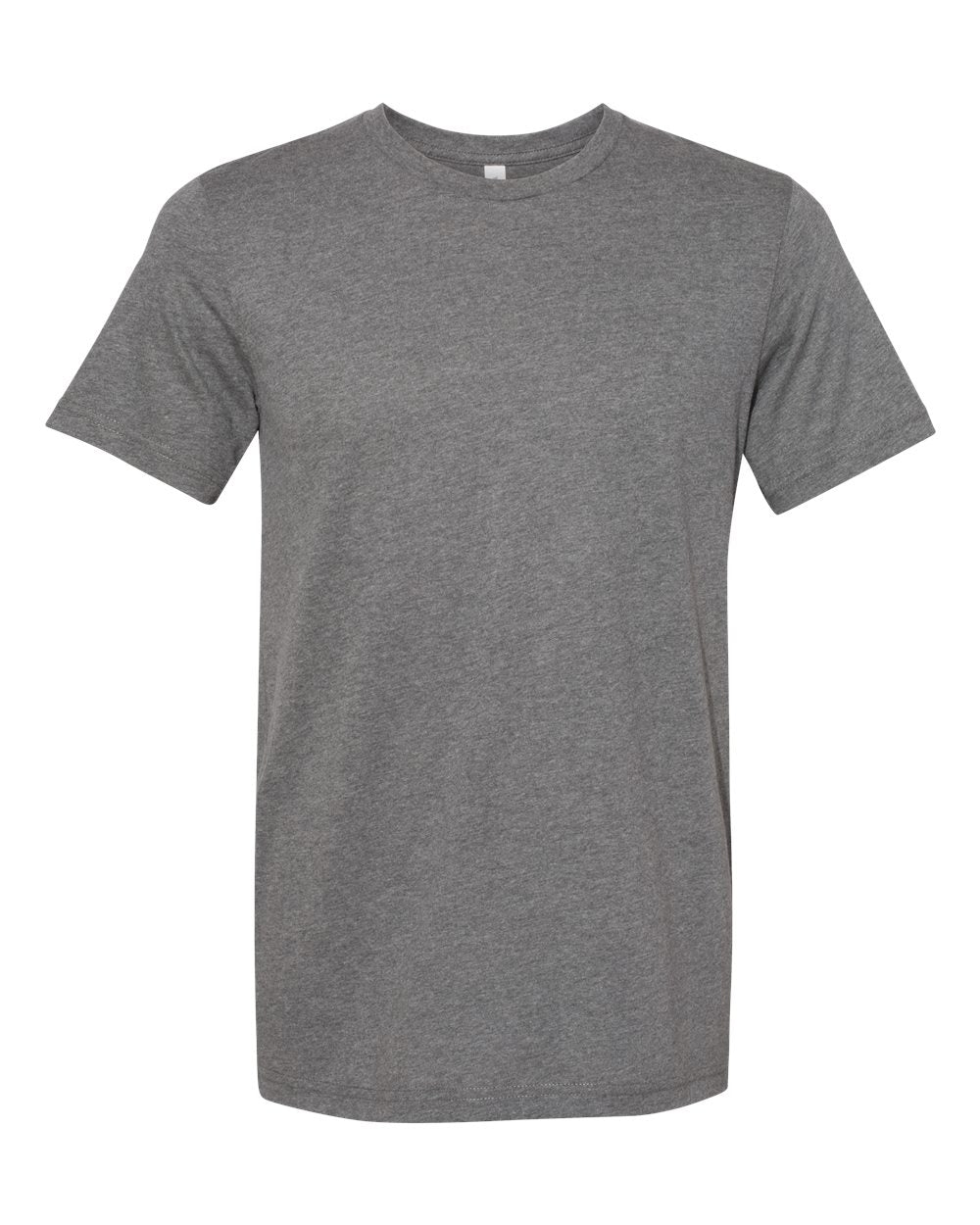 Front View of Deep Heather Sueded Tee - 3301