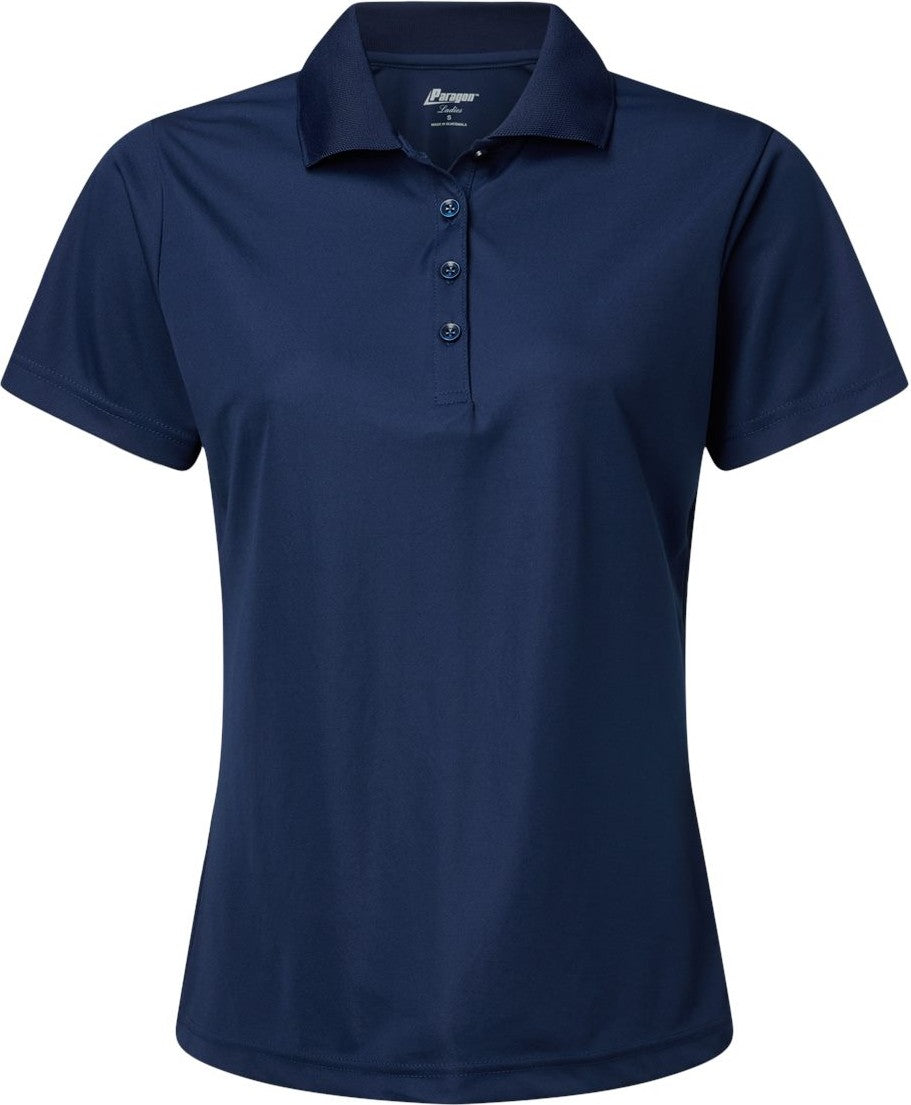 Front View of Deep Navy Women's Sebring Performance Polo - 504