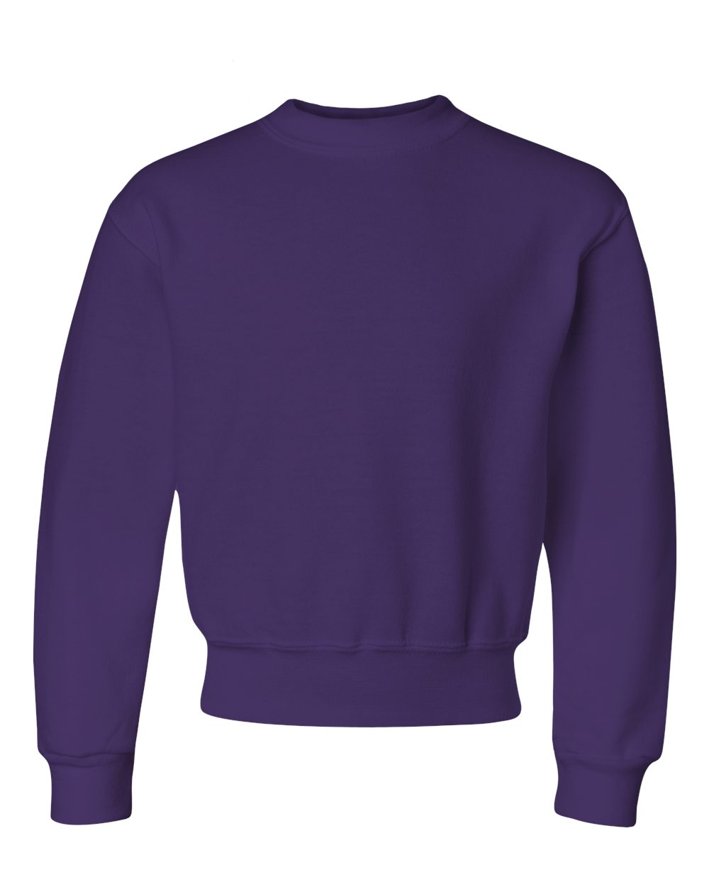 Deep Purple NuBlend® Youth Crewneck Sweatshirt - 562BR