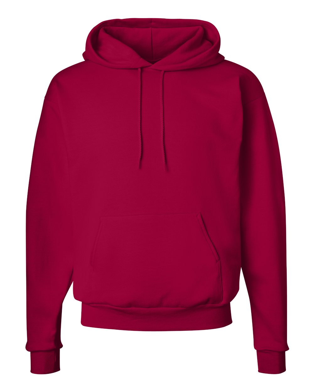 Deep Red Ecosmart® Hooded Sweatshirt - P170