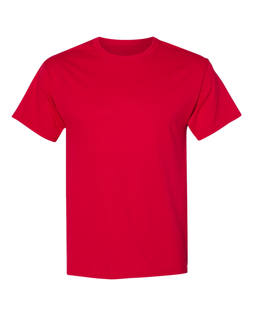 Front View of Deep Red Ecosmart™ T-Shirt - 5170