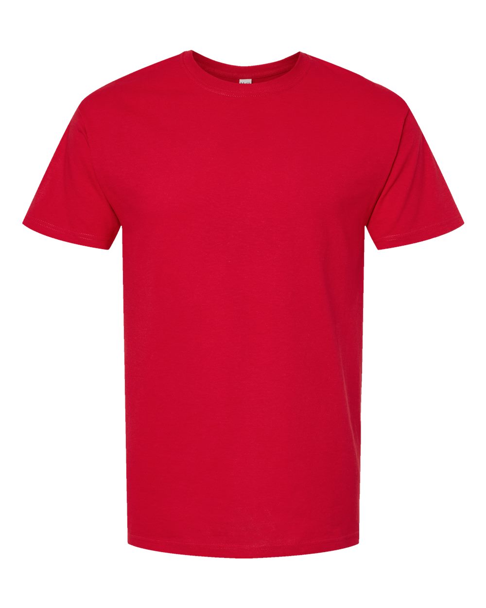 Front View of Deep Red Gold Soft Touch T-Shirt - 4800