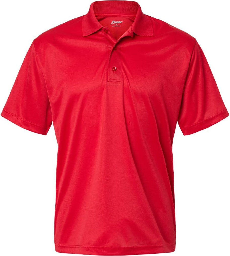 Front View of Deep Red Sebring Performance Polo - 500