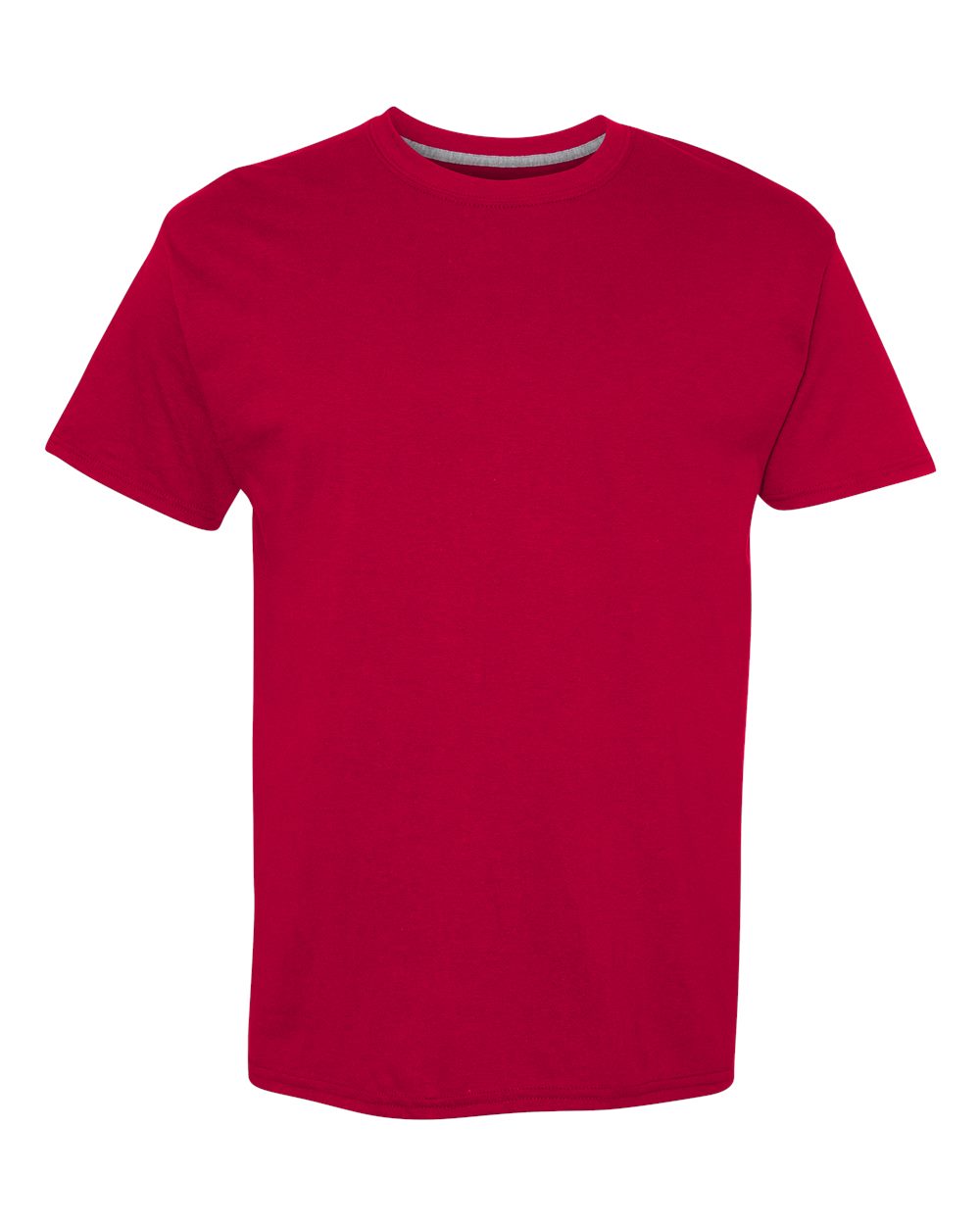 Front View of Deep Red X-Temp® Performance T-Shirt - 4200