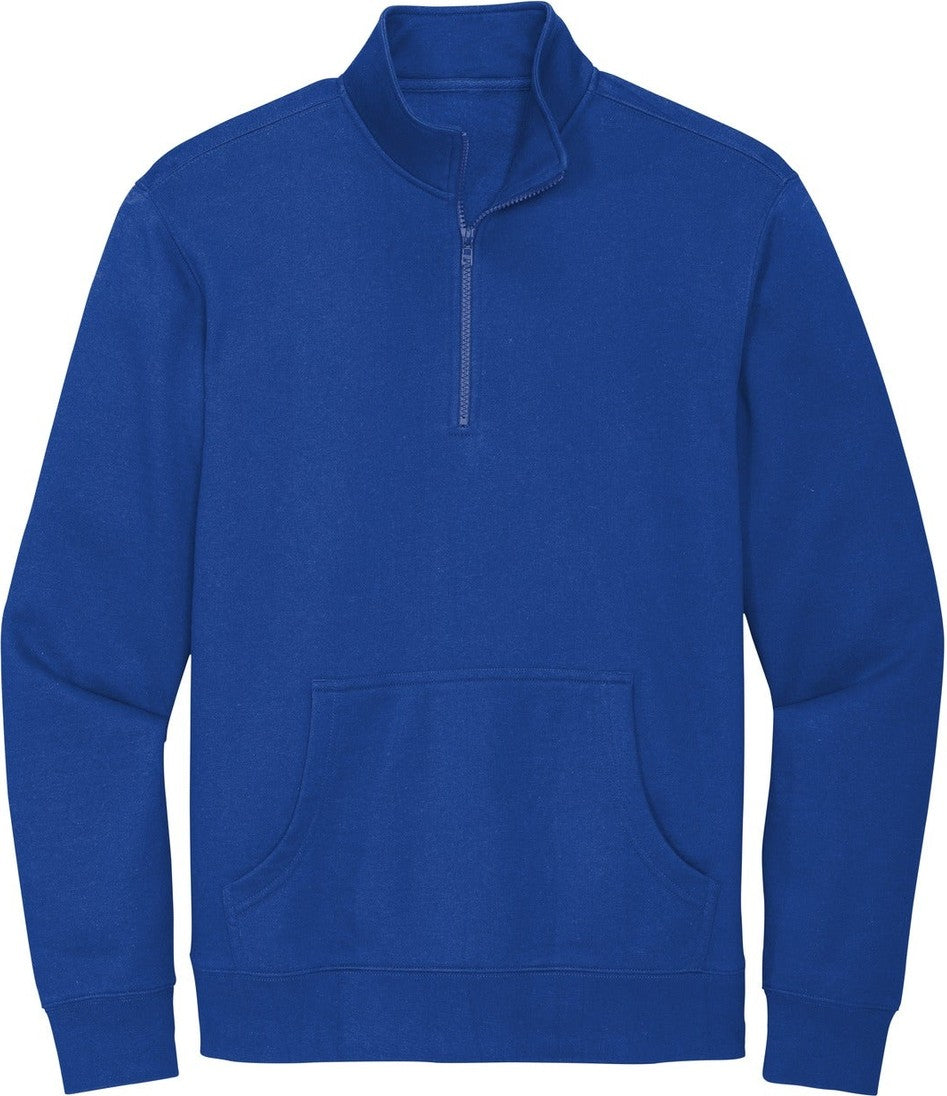 Front View of Deep Royal District V.I.T. Fleece 1/4-Zip DT6106