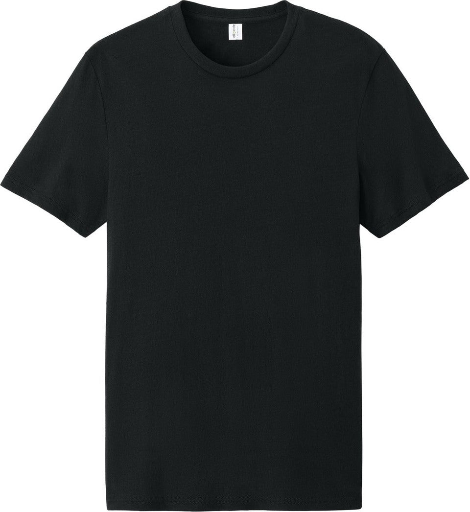 Front View of DeepBlack Allmade Unisex Recycled Blend Tee AL2300