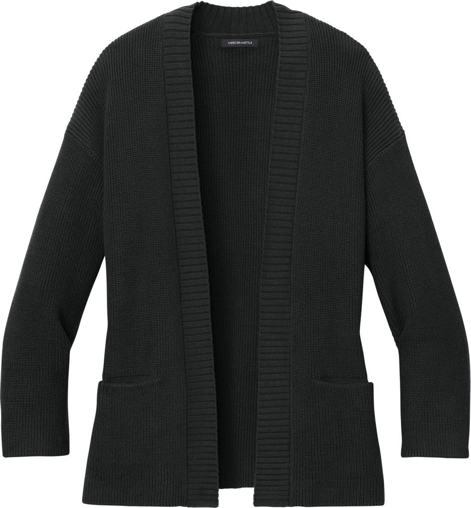 Front View of DeepBlack Mercer+Mettle Women's Open Cardi MM3021
