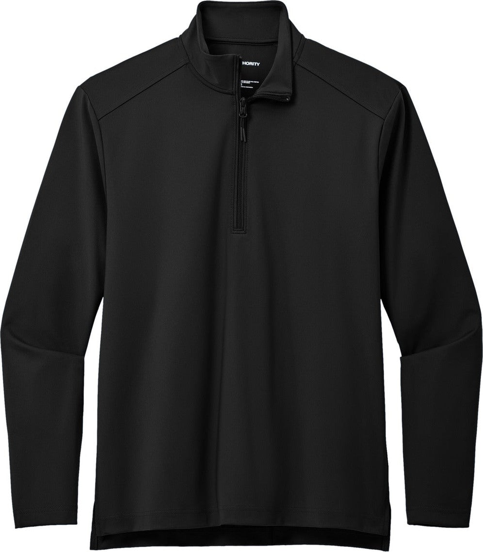DeepBlack Port Authority C-FREE Double Knit 1/4-Zip K880
