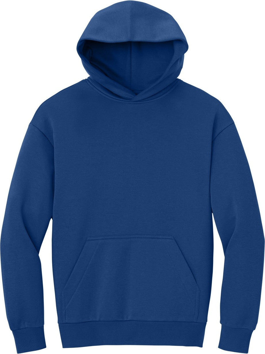 Front View of DeepRoyal District V.I.T. Heavyweight Fleece Hoodie DT6150