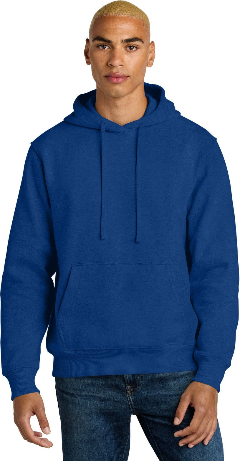 Front View of DeepRoyal District V.I.T. Super Heavyweight Fleece Hoodie DT6600