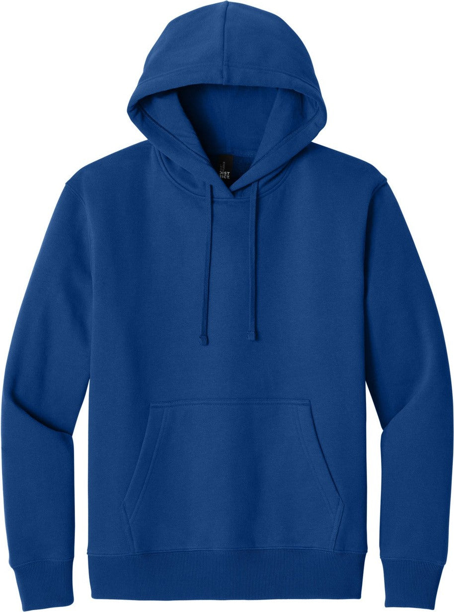 Front View of DeepRoyal District V.I.T. Super Heavyweight Fleece Hoodie DT6600