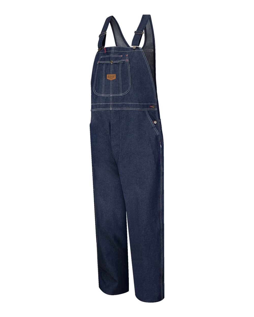Front View of Denim - 32I Denim Bib Overall Extended Sizes - BD10EXT