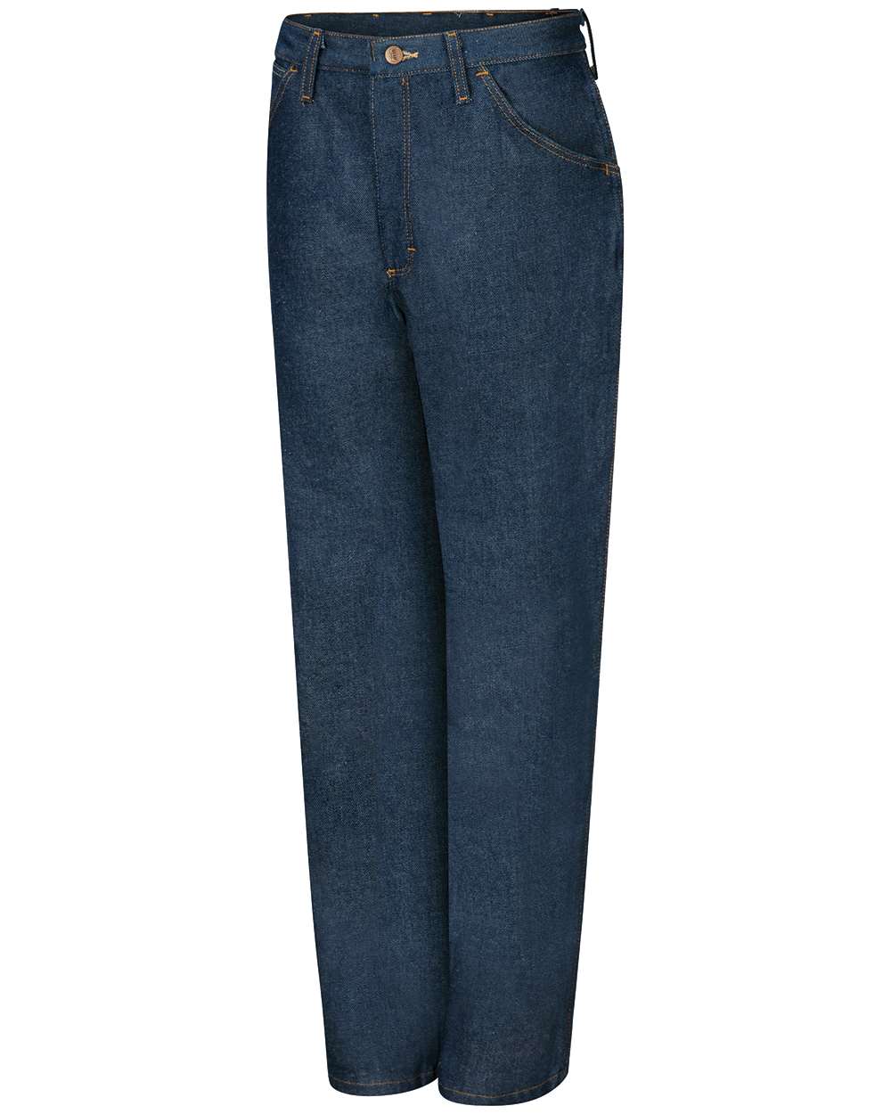 Front View of Denim - 33I Classic Work Jeans - Extended Sizes - PD52EXT