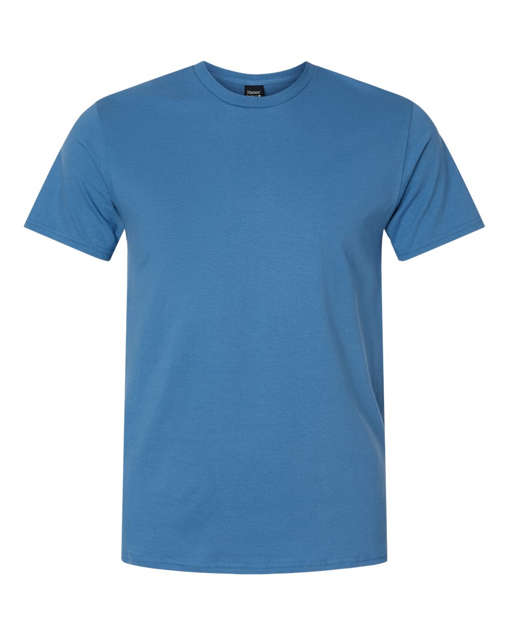 Front View of Denim Blue Perfect-T T-Shirt - 4980