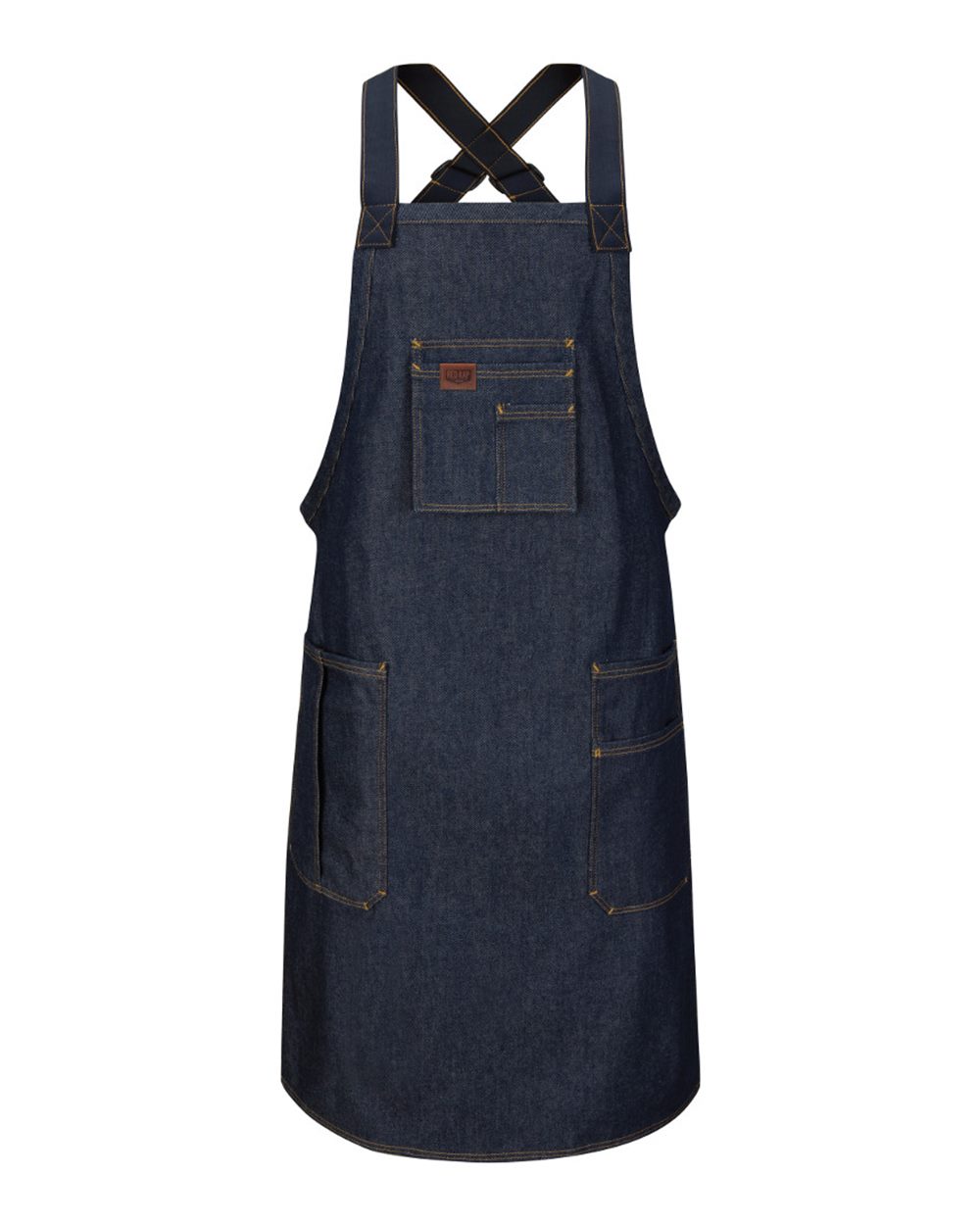 Front View of Denim Shop Apron - TD20
