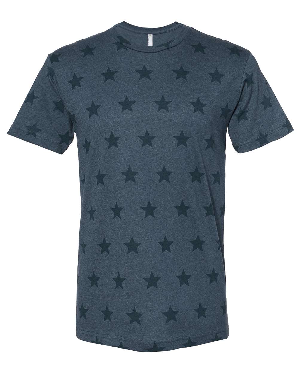 Front View of Denim Star Star Print Tee - 3929