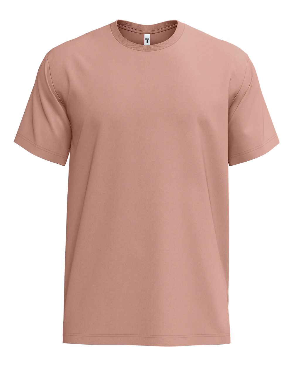 Front View of Desert Pink Ideal Jersey T-Shirt - 1810