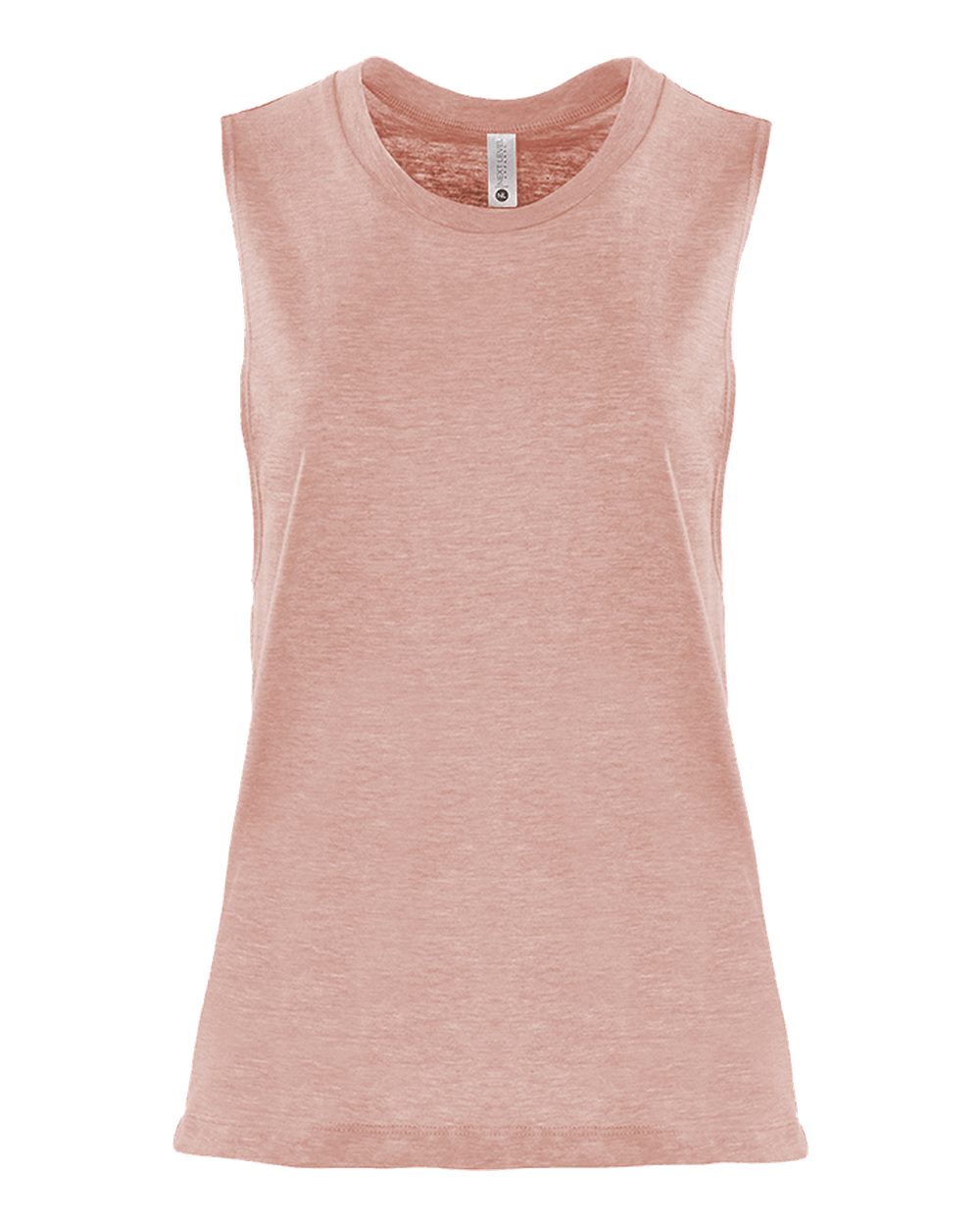 Front View of Desert Pink Women’s Festival Muscle Tank - 5013