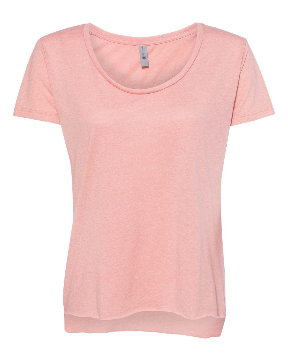 Front View of Desert Pink Women's Festival Scoop Neck T-Shirt - 5030