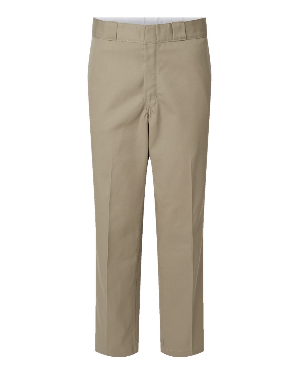 Front View of Desert Sand - 37 Unhemmed Industrial 874® Work Pants - P874