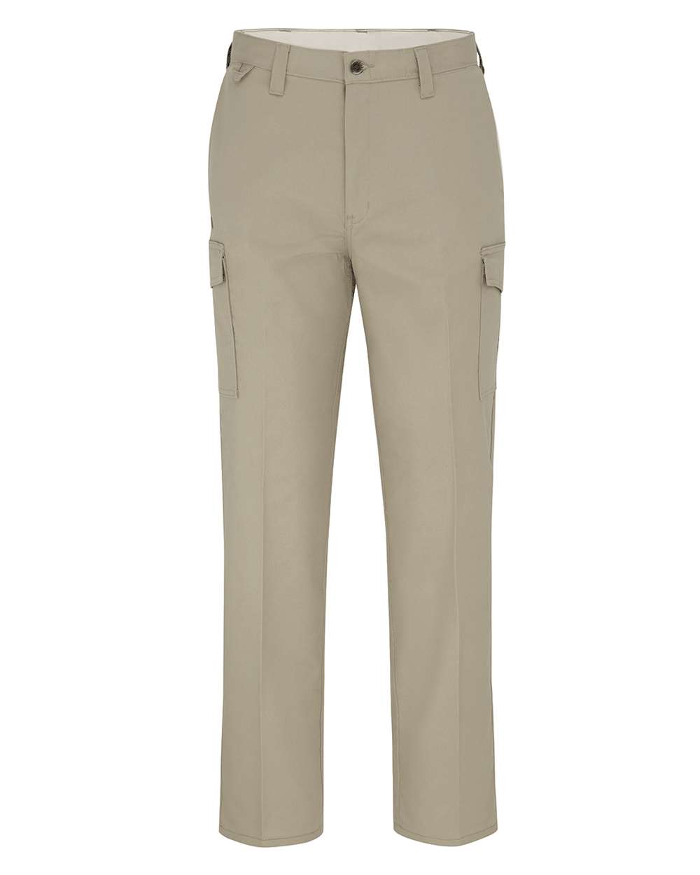 Front View of Desert Sand - 37 Unhemmed Premium Ultimate Cargo Pants - Extended Sizes - LP53EXT