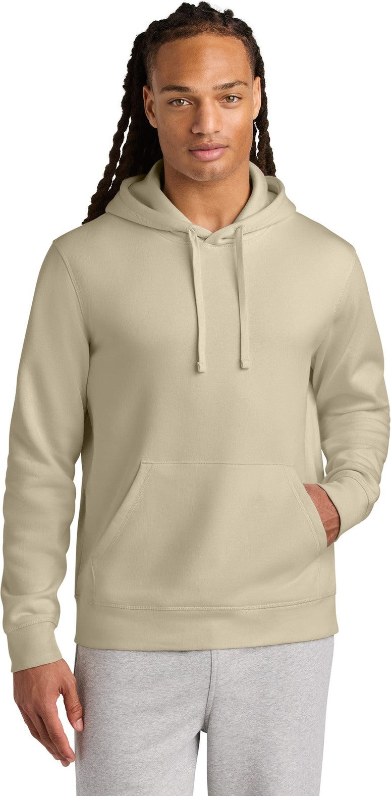 Front View of DesertDust Stanley/Stella Unisex Drummer 2.0 Hooded Sweatshirt SXU009