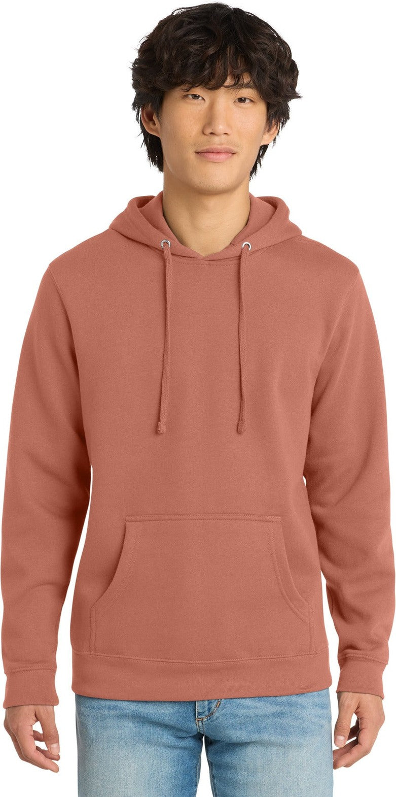 Front View of DesertRose District V.I.T. Fleece Hoodie DT6100
