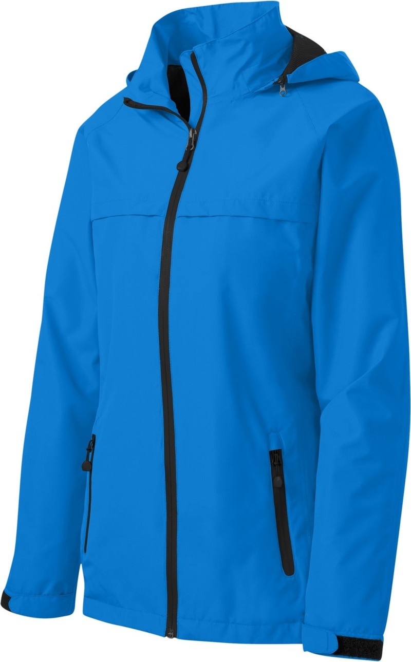 Front View of Direct Blue Port Authority Women's Torrent Waterproof Jacket. L333
