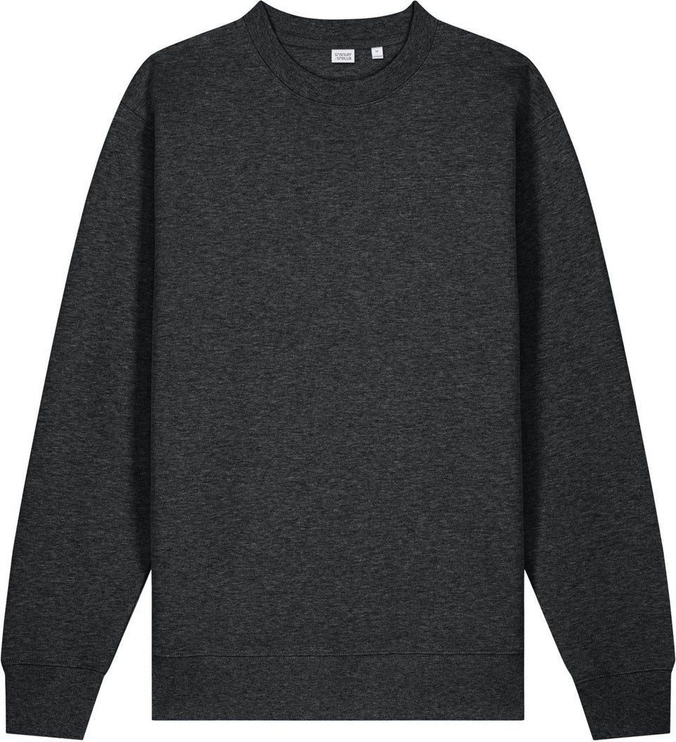 Front View of DkHtGry Stanley/Stella Unisex Changer 2.0 Crewneck Sweatshirt SXU004