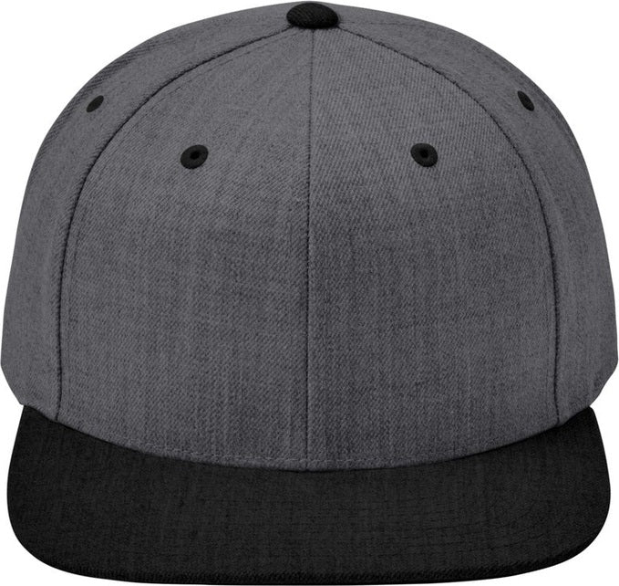 DkHtGy/Blk Sport-Tek YP Classics Flat Bill Snapback Cap. STC19