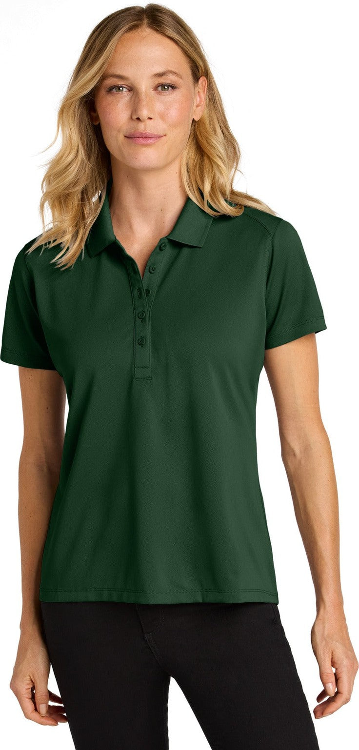 Front View of DpForGrn Port Authority Women's Wearever Performance Pique Polo LK240