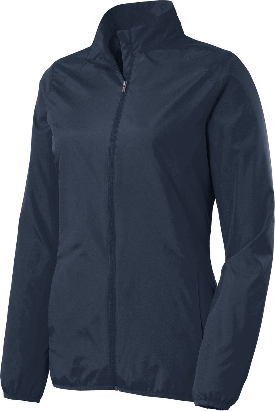 Front View of Dress Blue Nvy Port Authority Women's Zephyr Full-Zip Jacket. L344