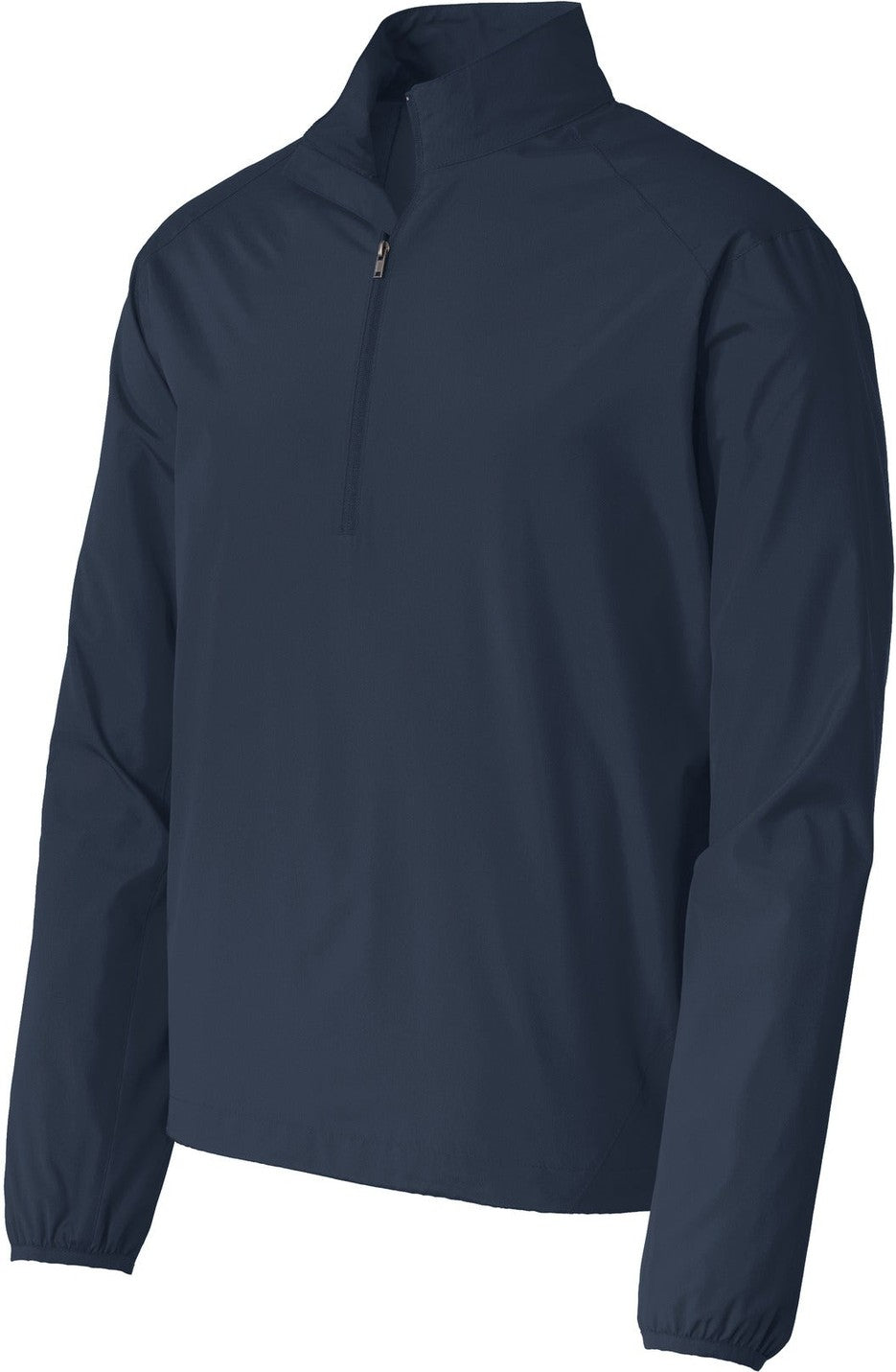 Front View of Dress Blue Nvy Port Authority Zephyr 1/2-Zip Pullover. J343