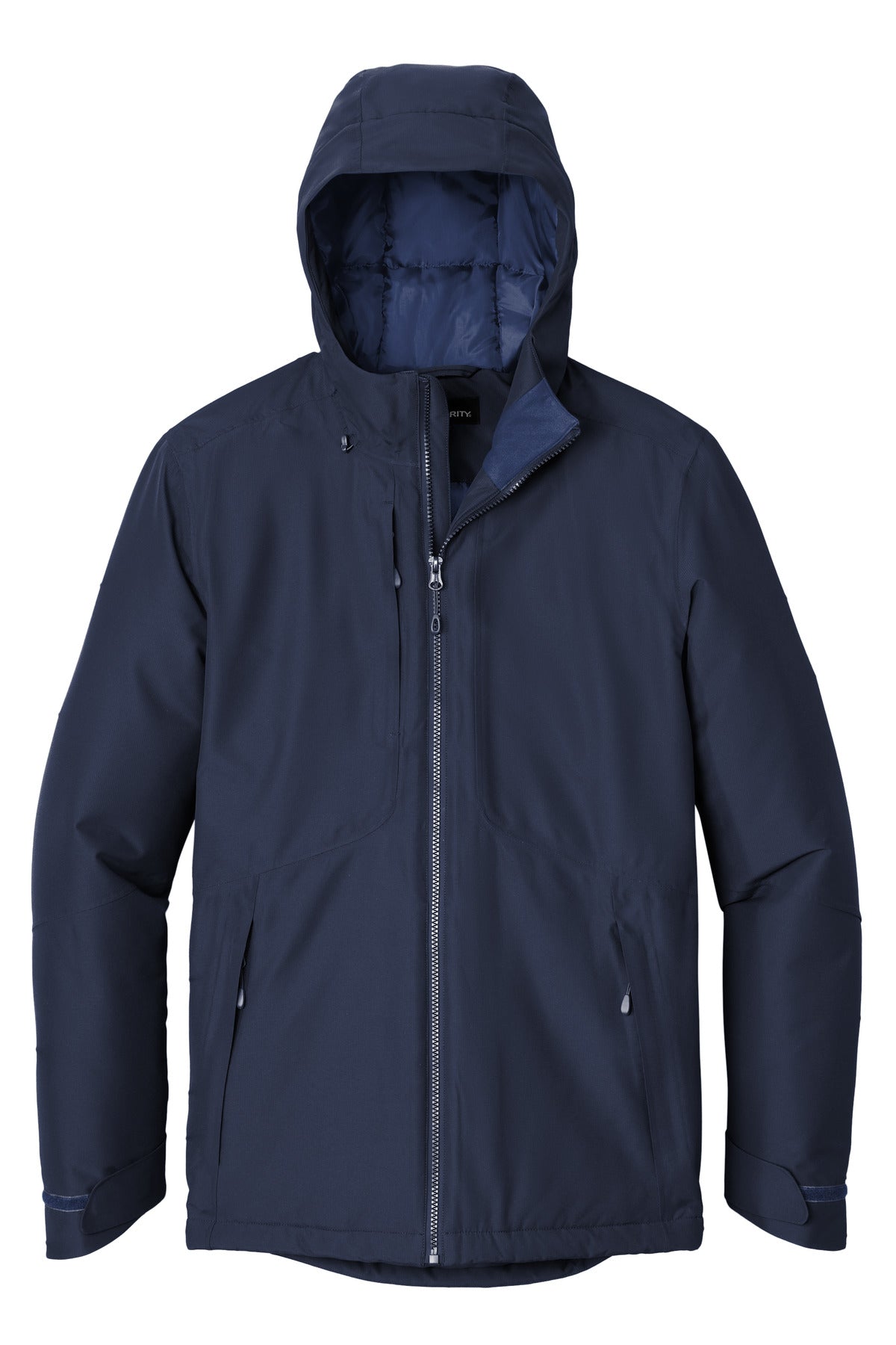Front View of DsBlNavy Port Authority Venture Waterproof Insulated Jacket J362