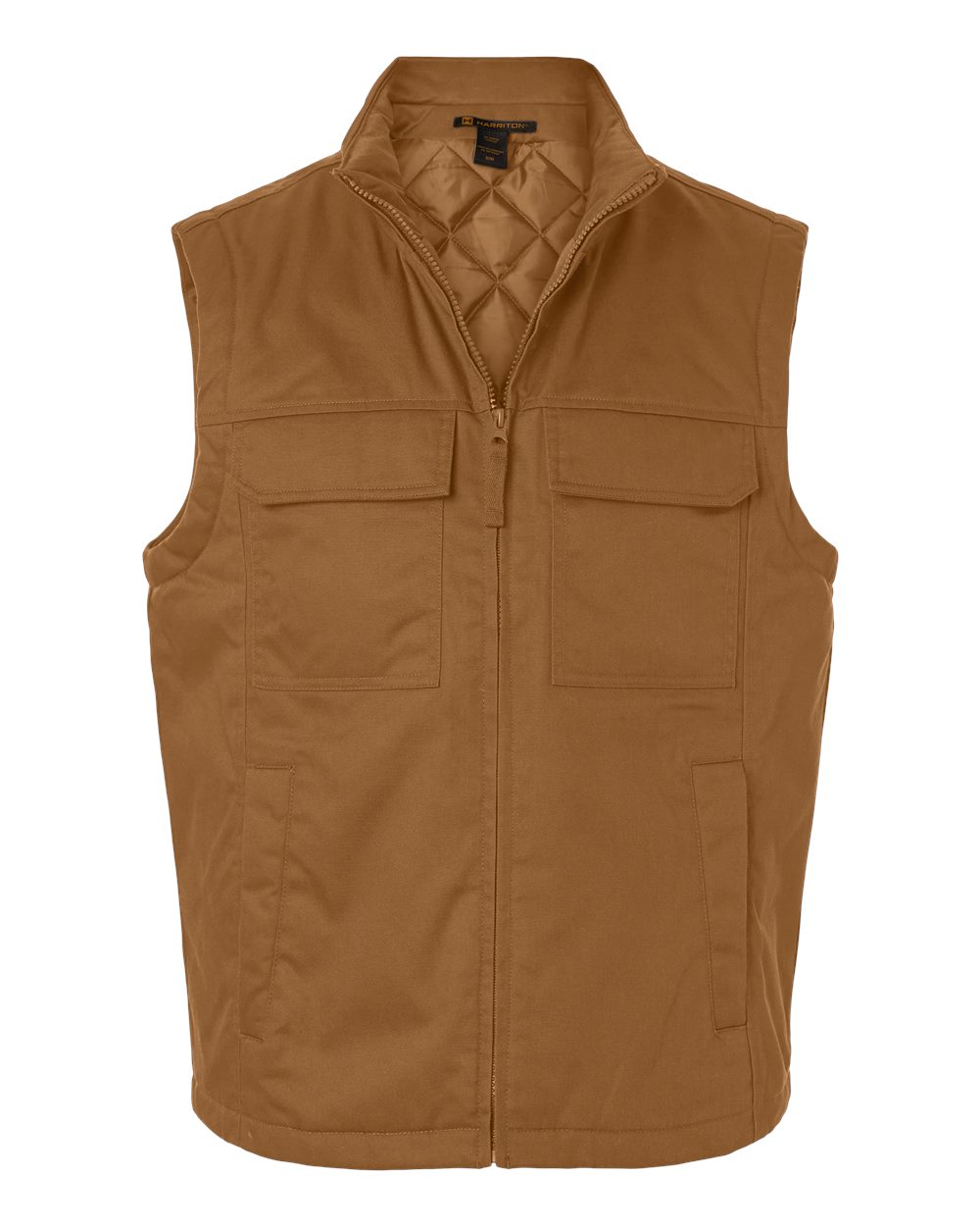 Front View of Duck Brown ClimaBloc® Station Vest - M723