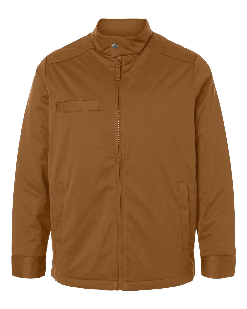 Front View of Duck Brown Men's Guardian Insulated Utility Jacket - M781