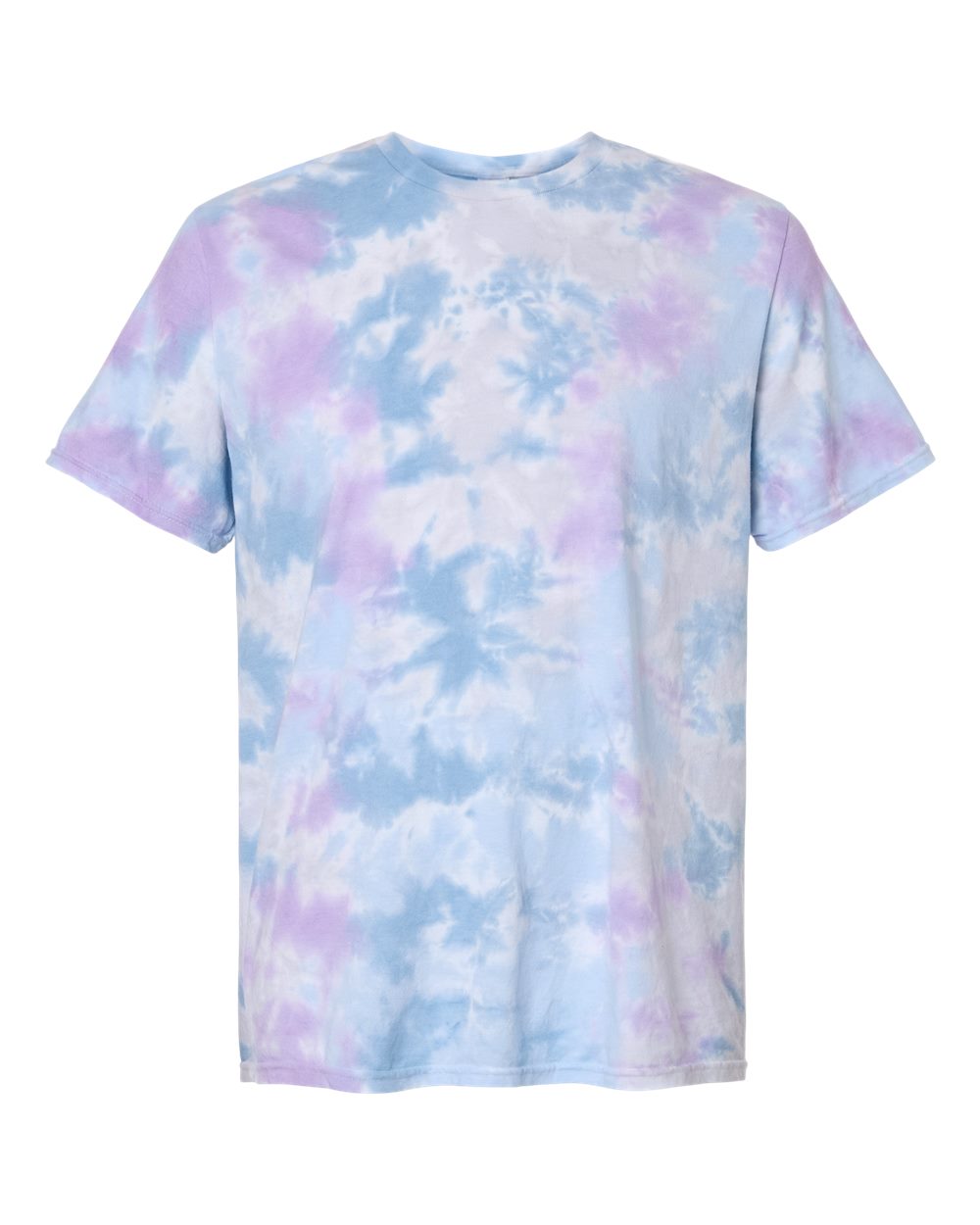 Front View of Dusk Unisex Vintage Tie-Dyed T-Shirt - 1355