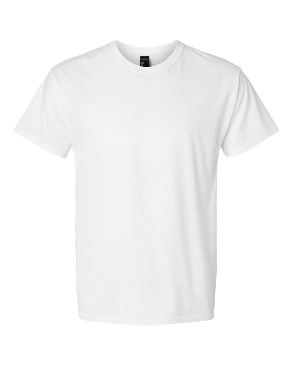 Front View of Eco White Perfect-T Triblend T-Shirt - 42TB