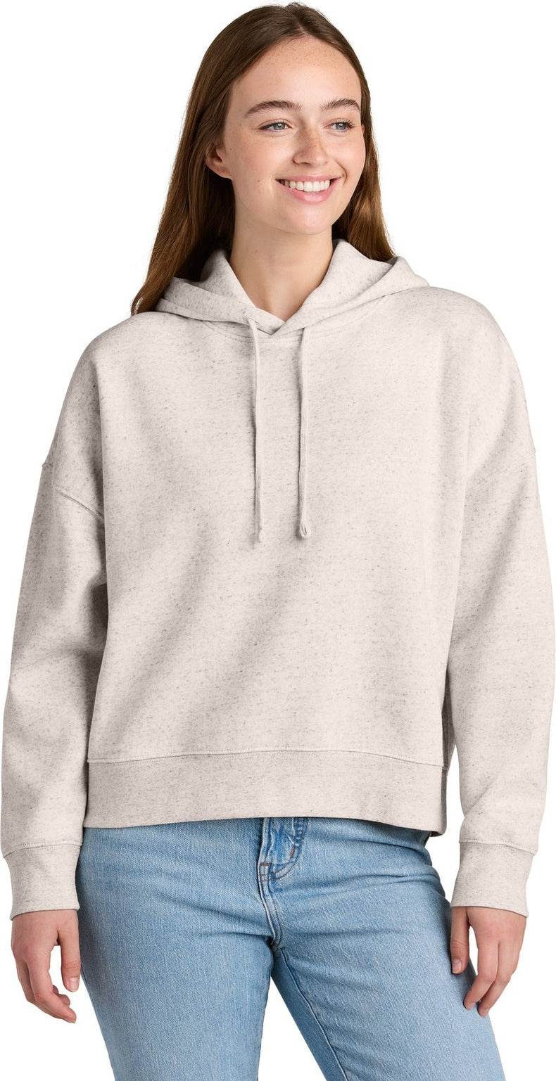Front View of EcoHeather Stanley/Stella Women's Stella Nora Hooded Sweatshirt SXW035