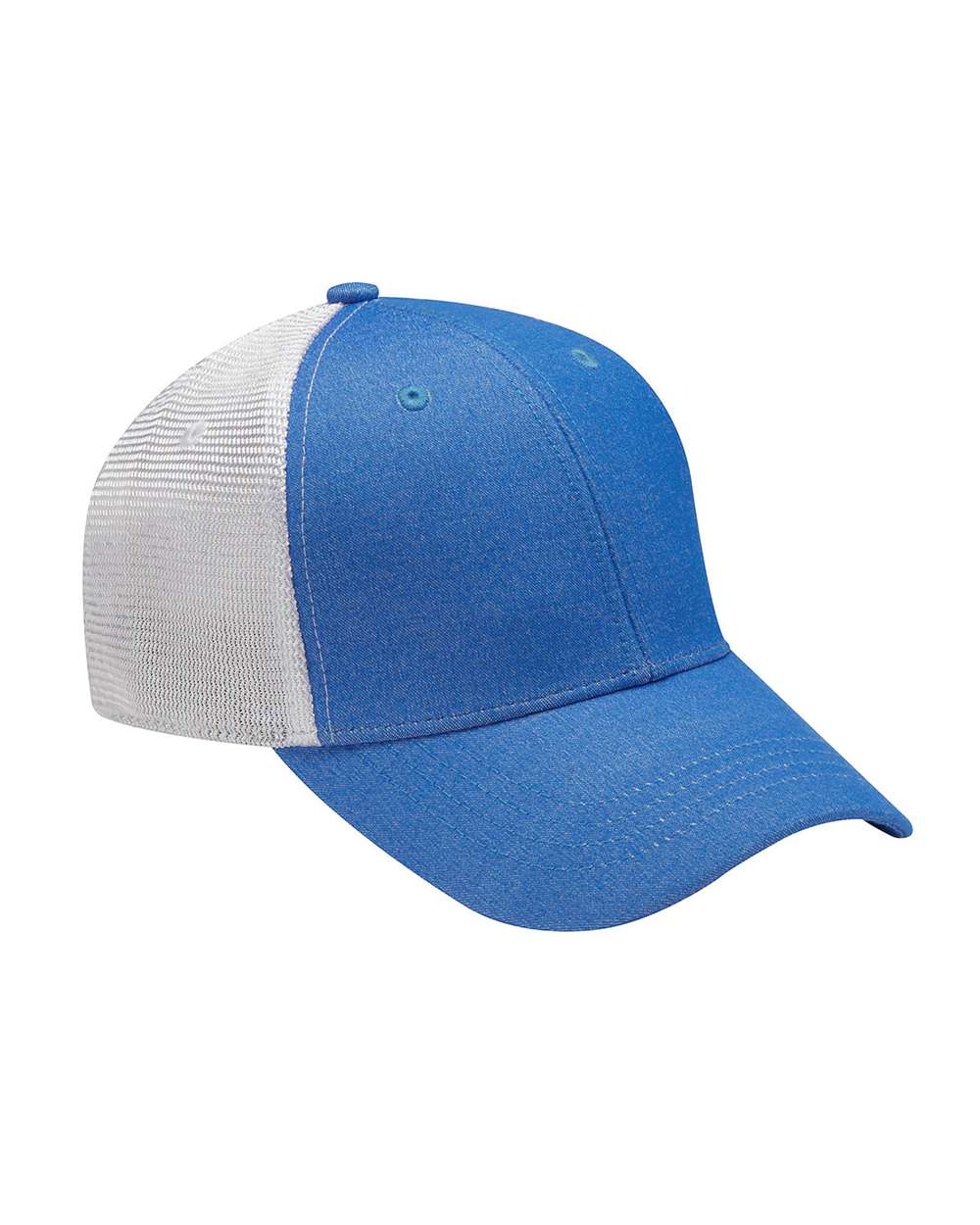 Front View of Electric Blue/ White Knockout Cap - KN102