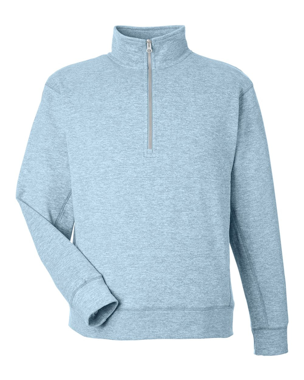 Front View of Electric Sky Electric Fleece Quarter-Zip Sweatshirt - 8741