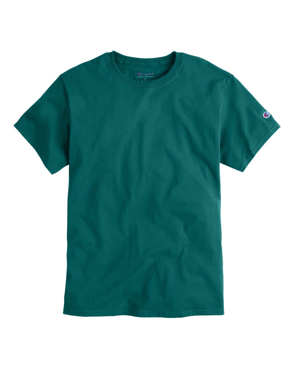 Front View of Emerald Green T-Shirt - T425