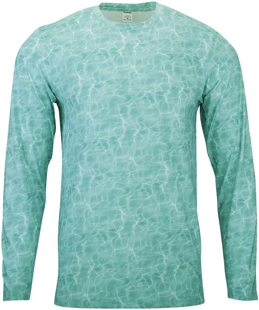 Front View of Emerald Water Belize Sublimated Long Sleeve T-Shirt - 230