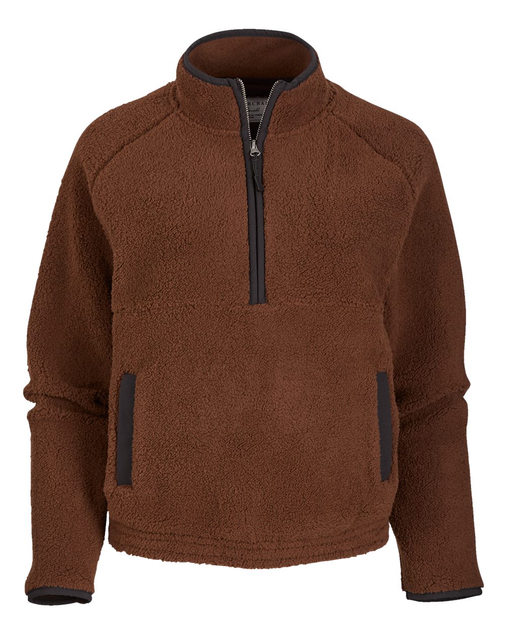 Front View of Espresso Women's Everest Half-Zip Pullover - BW8501
