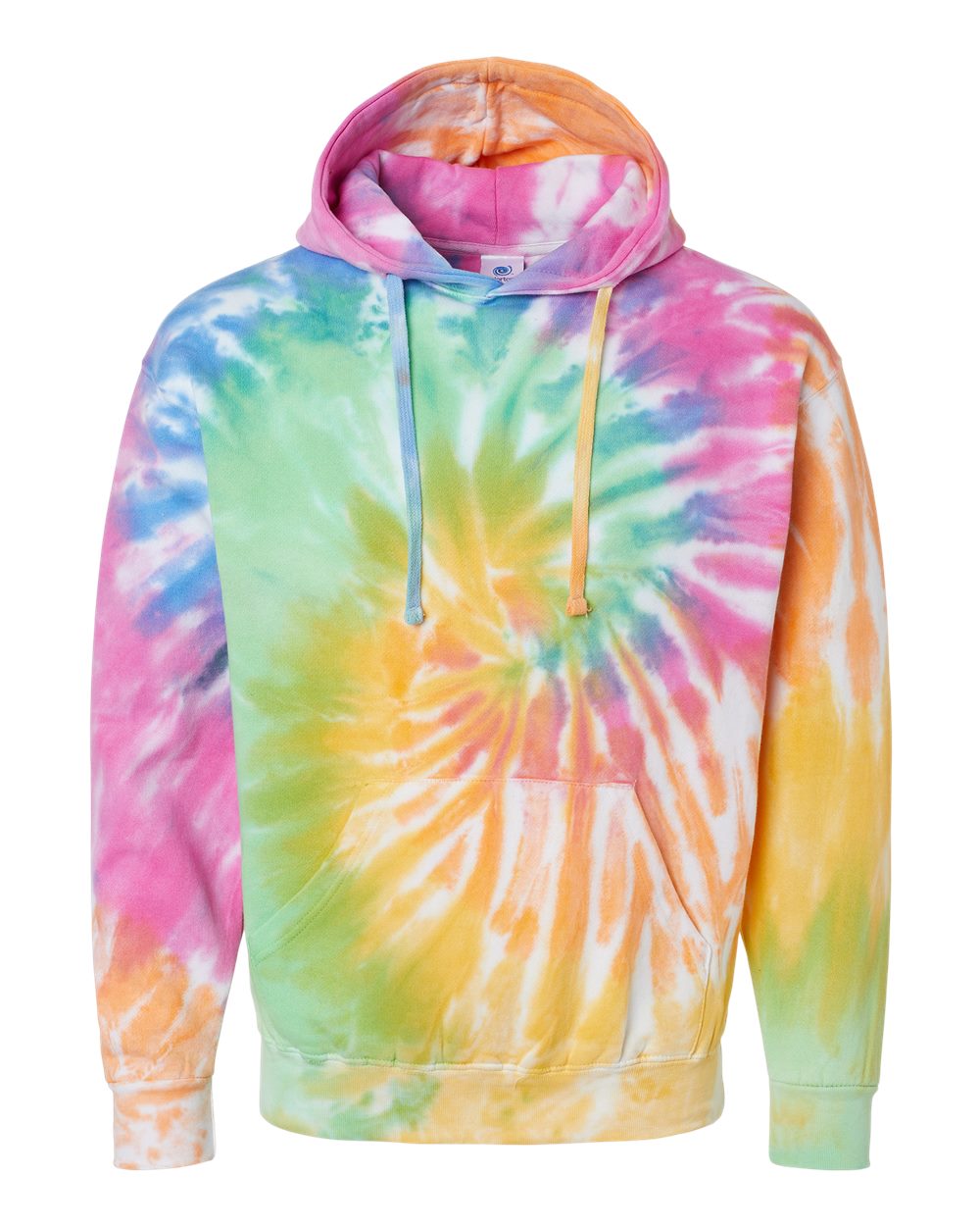 Front View of Eternity Tie-Dyed Hooded Sweatshirt - 8777