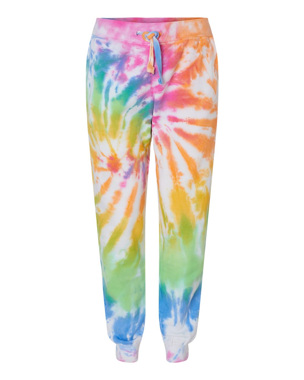 Front View of Eternity Tie-Dyed Joggers - 8999