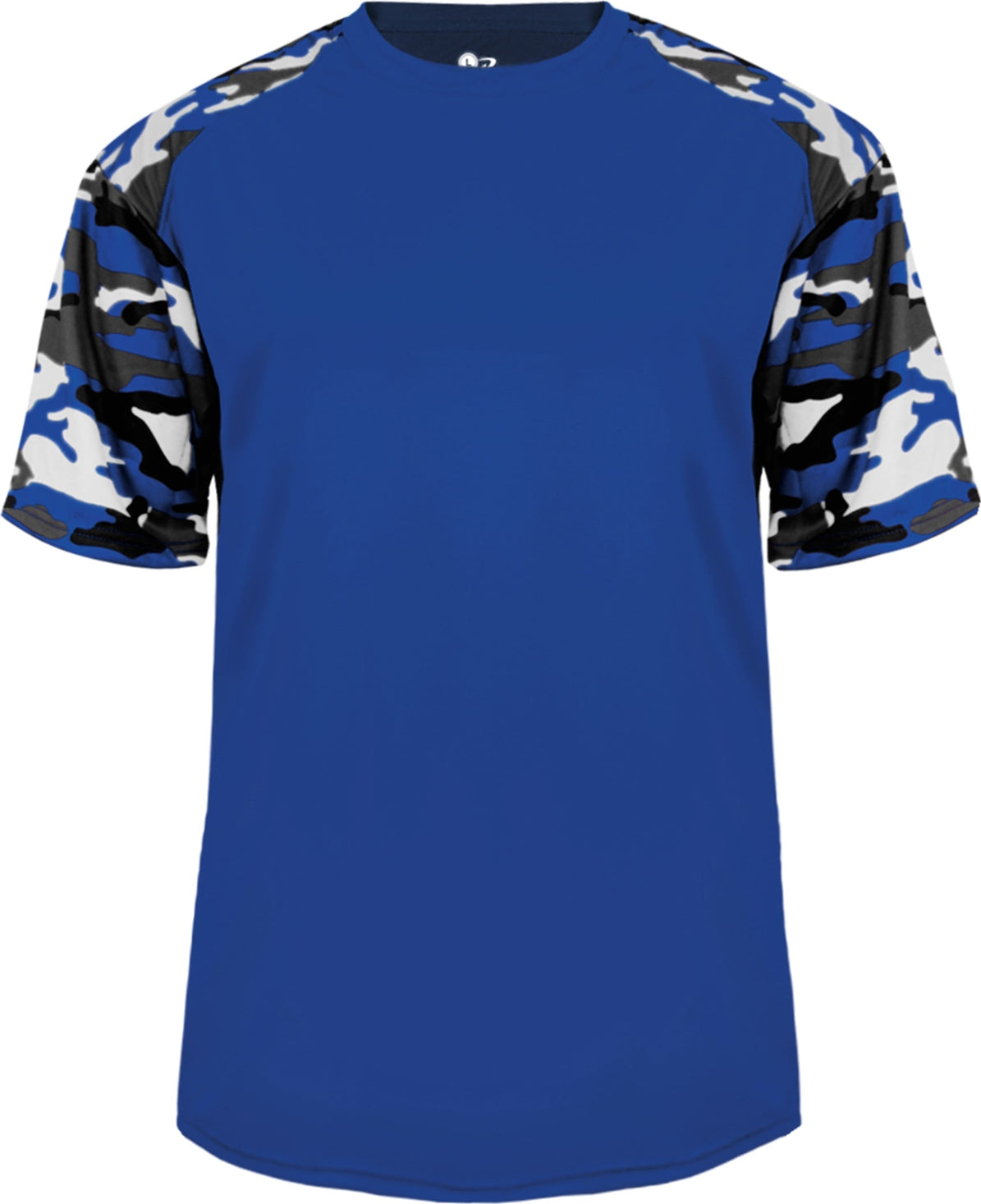 Front View of F114 CAMO SPORT TEE