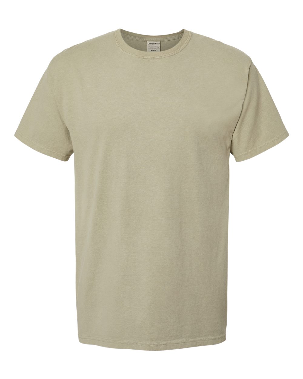 Front View of Faded Fatigue Garment-Dyed T-Shirt - GDH100
