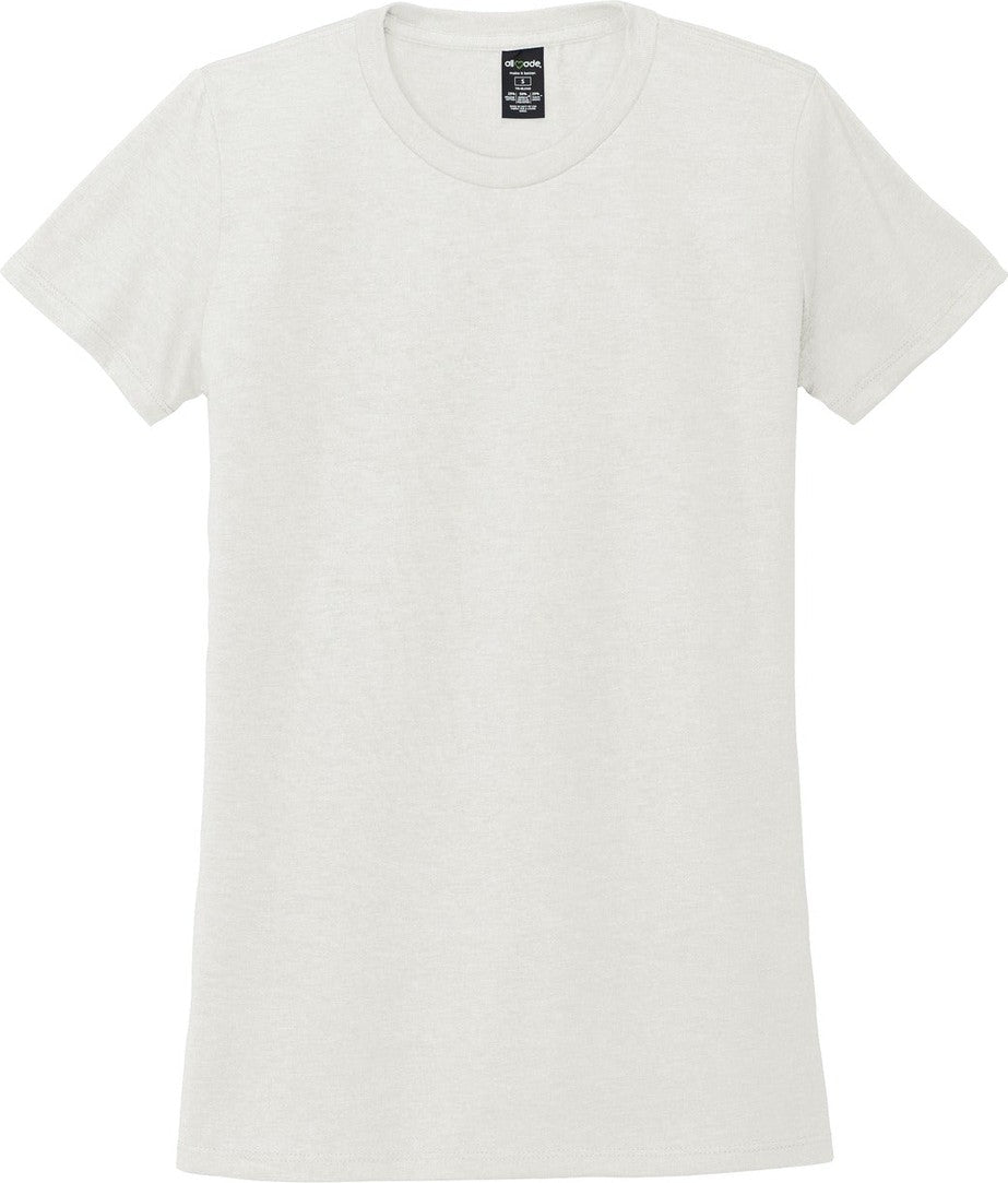 Front View of Fairly White Allmade Women's Tri-Blend Tee AL2008